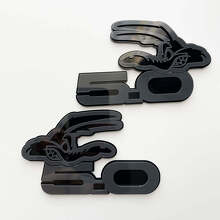 COYOTE 5.0 Ailettes de garde-boue Emblème Badge 3D 2 5