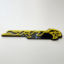 SRT 3D Badge Black vs Yellow Fender Badges Emblem
 4