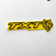 SRT Style Yellow Grey Custom TXT Cat 3D Fender Badge_2