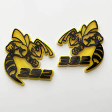 Hornet Bee 392 3D Badge Yellow vs Black Fender Badges Emblem
 4