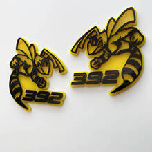 Hornet Bee 392 3D Badge Yellow vs Black Fender Badges Emblem
 5