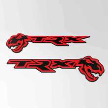 TRX 3D Badge Black vs Red Fender Badge Emblem
 3