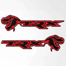 TRX 3D Badge Black vs Red Fender Badge Emblem 2
 2