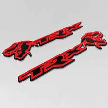 TRX 3D Badge Black vs Red Fender Badge Emblem 2
 3