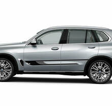 Custom Side Stripe Sticker Decal Kit for BMW X5 G05 – Two Colors Vinyl Graphics
 2