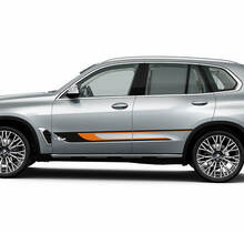 Custom Side Stripe Sticker Decal Kit for BMW X5 G05 – Two Colors Vinyl Graphics
 3
