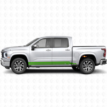 Layered Lightning Door & Rocker Panel Vinyl Stripes for Chevrolet Silverado 1500 Next Generation 2027_6