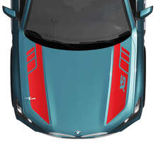 BMW X5 G05 Bonnet Accent Custom Stripes Decal Stickers 3