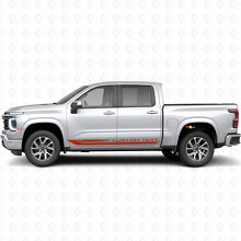 Custom Text Frame Door & Rocker Panel Vinyl Stripes for Chevrolet Silverado 1500 Next Generation 2027_4
