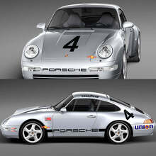 1974 Porsche 911 Racing Sticker Decal Set - Classic Vinyl Graphics for Restoration and Customization 3
 3