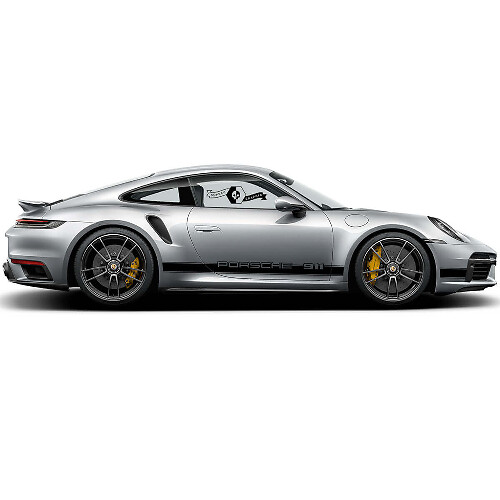 Branded Side Stripe Vinyl Decal Kit for Porsche 911