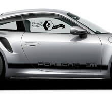 Branded Side Stripe Vinyl Decal Kit for Porsche 911_2