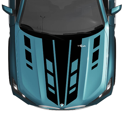 BMW X5 G05 Hood Accent Custom Stripe Decal Stickers 2
