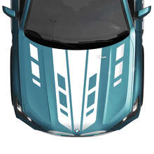 BMW X5 G05 Bonnet Accent Custom Stripes Decal Stickers 2 3