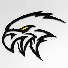 SRT Trackhawk with Yellow Eye 3D Badge - Custom Fender Emblem for Jeep Grand Cherokee Trackhawk
 2