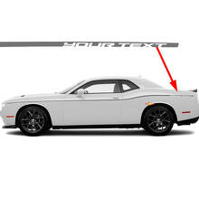 Custom Thin Side Stripes Vynyl Decal Kit for Dodge Challenger SXT 2015-2024_2