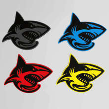 Shark Hellshark 3D Badge Guardabarros Insignias Emblema 2 3