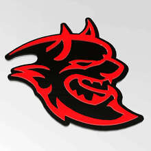 Dodge Demon 3D Badge Guardabarros Emblemas Emblema 3 2