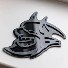 Dodge Demon 3D Badge Fender Badges Emblem Red vs Black
 3