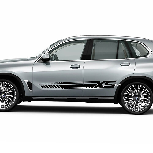 Strobe Side Stripe Decal Kit for BMW X5 G05 – Custom Vinyl Graphics 2
