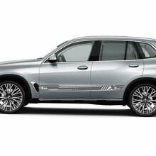 Dynamic Racing Side Stripe Decal Sticker Kit for BMW X5 G05 - Custom Vinyl Graphics
 3