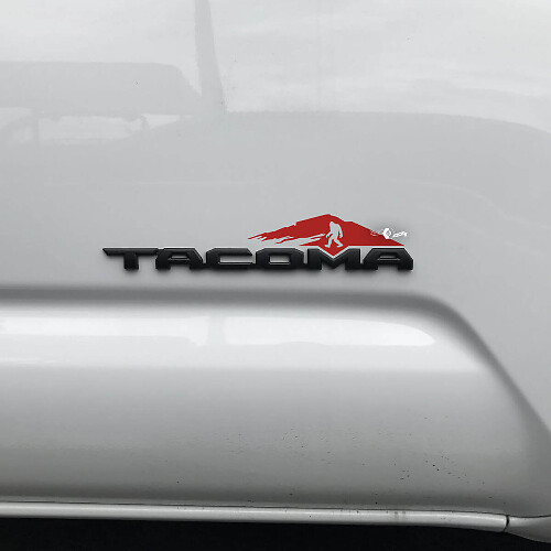 Mountain Bigfoot Badge Overlay Vinyl Decal For Toyota Tacoma 