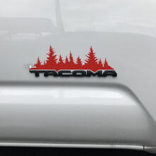 Toyota Tacoma Trees Forest Decal Sticker Over Badge Tacoma
 2