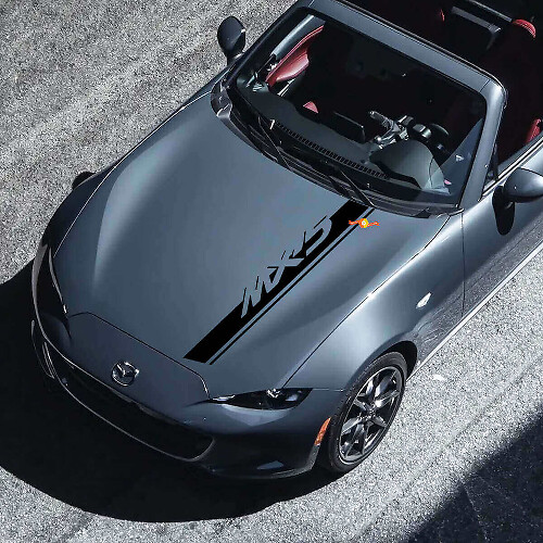 Adesivo de Vinil Letreiro MX-5 para Capô Mazda MX-5 Miata