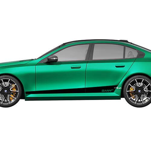 Side Rocker Panel Accent Decal Kit for BMW 5 Series G60 M5 G90 - SupDec Graphix Vinyl Stickers
