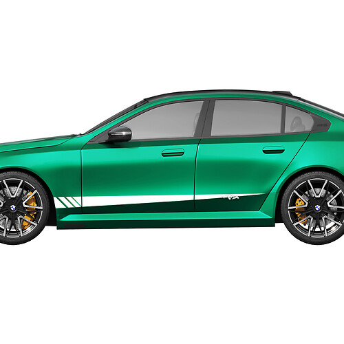 Side Doors Accent Decal Kit for BMW 5 Series G60 M5 G90 - SupDec Graphix Vinyl Stickers

