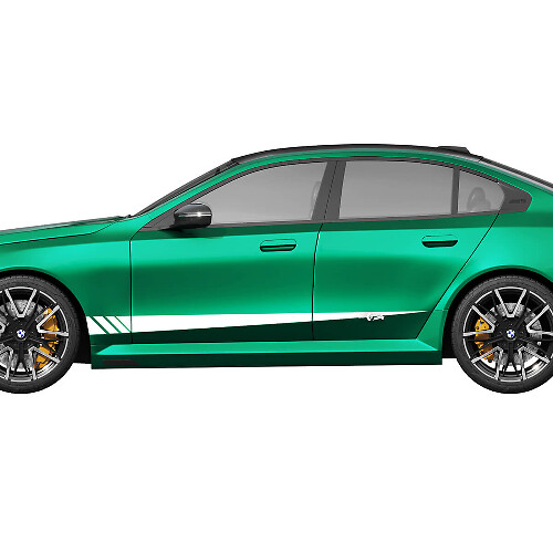 Side Doors Accent Decal Kit Vinyl Decal Sticker for Bmw 5 Series G60 M5 G90
 1