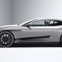 Side Aston Martin DB11 Honeycomb Side Doors Vinyl Decals Stickers
 2