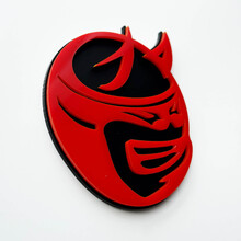 Custom 3D Badge Drag Bee Demon Dodge Charger Challenger logo Fender Badges Emblem
 3