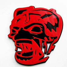 Zombie Bee Super Bee 3D Badge - Custom Fender Emblem for Cars, Trucks, and SUVs
 2