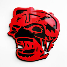 Zombie Bee Super Bee 3D Badge - Custom Fender Emblem for Cars, Trucks, and SUVs
 3