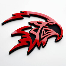 Custom 3D Trackhawk Hellhawk Badge - Fender Emblem for Jeep Trackhawk
 4