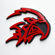 Custom 3D Trackhawk Hellhawk Badge - Fender Emblem for Jeep Trackhawk 2
 2