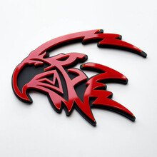 Custom 3D Trackhawk Hellhawk Badge - Fender Emblem for Jeep Trackhawk 2
 3