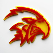 Custom 3D Trackhawk Hellhawk Badge - Fender Emblem for Jeep Trackhawk 3
 3