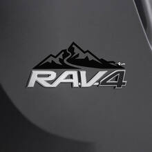 Mountains Over Rear Decal Sticker 2 For Toyota Rav4 Badge 3