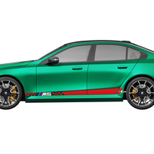 Checkered Stripes Racing Decal Kit for BMW 5 Series G60 M5 G90 - SupDec Graphix Vinyl Stickers
 2