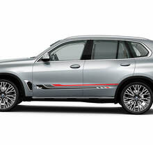 Side Accents M colors Stripes for BMW G05 X5 Side Doors Vinyl Decal Sticker
 3