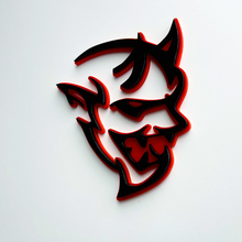 Dodge Demon 3D Badge Fender Badges Emblem Red vs Black 1
 2