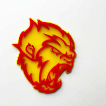 Angry Yeti Sasquatch Bigfoot 3D Guardabarros Insignias Emblema 2 4