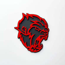 Angry Yeti Sasquatch Bigfoot 3D Guardabarros Insignias Emblema 3 5