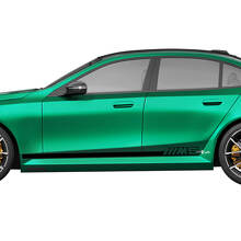 Side M5 Stripes Racing Decal Kit for BMW 5 Series G60 M5 G90 - SupDec Graphix Vinyl Stickers
 3