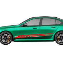Side Modern Stripes Racing Decal Kit for BMW 5 Series G60 M5 G90 - SupDec Graphix Vinyl Stickers
 3
