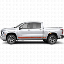 Topographic Band Door & Rocker Panel Vinyl Stripes for Chevrolet Silverado 1500 Next Generation 2027_4