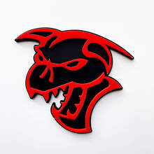 Demon 3D Badge Guardabarros Insignias Emblema 5