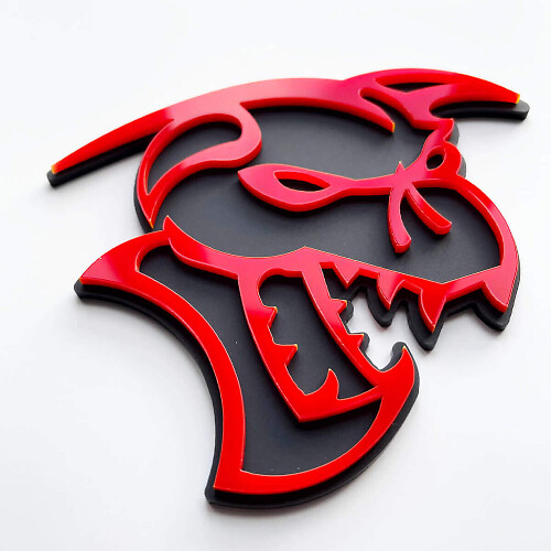 Demon 3D Badge Guardabarros Emblemas Insignia 2